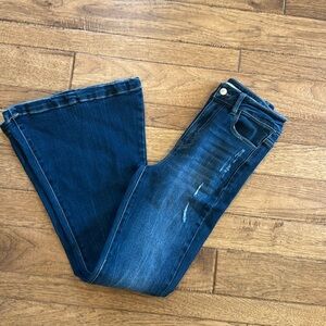 KanCan bell bottom jeans-ultra high rise super flare -stretchy